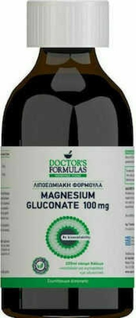 Doctors Formulas Magnesium Gluconate Λιποσωμϊακή Φόρμουλα 100mg, 225ml