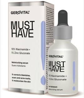 Gerovital Must Have Ορός Άμεσης Ενυδάτωσης 10% Niacinamide Β3 + 1% Zinc Gluconate 30ml