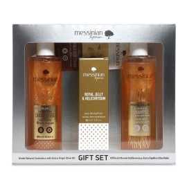 Messinian Spa Promo Royal Jelly Showergel 300ml & Shampoo 300ml & Parfum 50ml