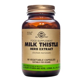 Solgar Milk Thistle Herb & Seed Extract , 60 Vegetable Capsules