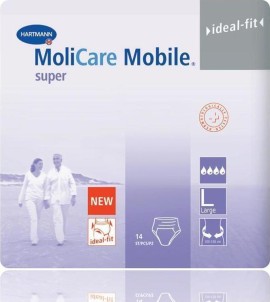 Hartmann Molicare Soft Super Slip Mobile Μωβ Large, 14 Τεμάχια