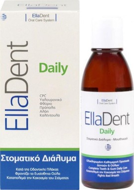 EllaDent Daily Mouthwash Διάλυμα για Ολοκληρωμένη Προστασία Δοντιών & Ούλων 500ml