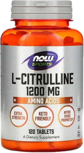 Now Foods L-Citrulline 1200mg 120 ταμπλέτες