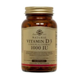 Solgar Vitamin D-3 1000IU ,100 Softgels