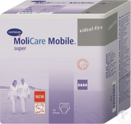 Hartmann MoliCare Mobile Super - Εσώρουχο Νύχτας Μέγιστης Απορροφητικότητας Small - 14τμχ