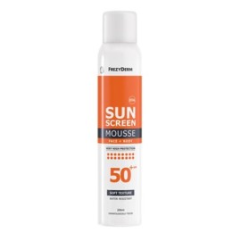 Frezyderm Sun Screen Mousse SPF50+ Αντηλιακός Αφρός Προσώπου & Σώματος 200ml