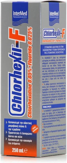 Intermed Chlorhexil-F Mouthwash Στοματικό Διάλυμα 250ml