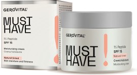 Gerovital Must Have Ενυδατική Κρέμα SPF 15 - 1% Πεπτίδια 50ml