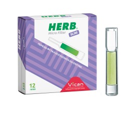 Herb Micro Filter Slim Πίπες Για Τσιγάρο, 12 τμχ