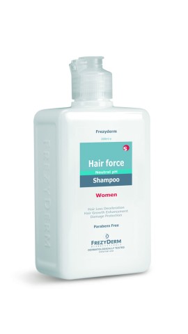 Frezyderm Hair Force Shampoo Women Τριχοτονωτικό Σαμπουάν Για Τη Γυναικεία Τριχόπτωση, 200ml