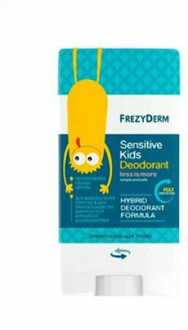 Frezyderm Sensitive Kids Deodorant Less Is More Stick 40ml