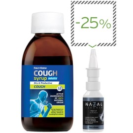 Frezyderm Σιρόπι Cough Syrup Adults 182gr & Nazal Cleaner Moist 30ml