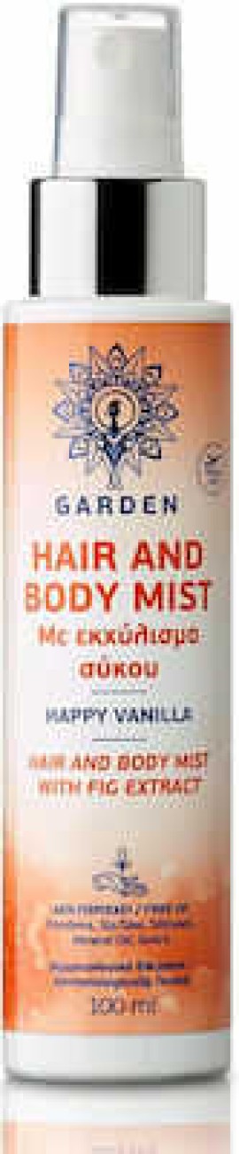 Garden Hair & Body Mist Happy Vanilla, 100ml