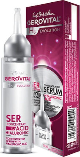 Gerovital H3 Evolution Concentrated Serum with Hyaluronic Acid 10ml