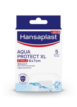 Hansaplast Aqua Protect XL 6x7cm 5 Strips  