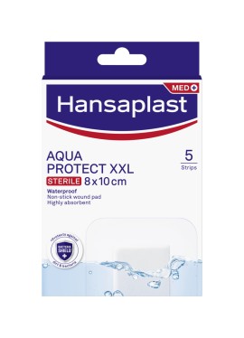 Hansaplast Aqua Protect XXL 8x10cm 5 Strips