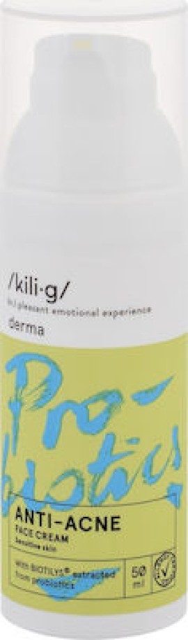 KILIG Anti Acne Face Cream Κρέμα Προσώπου Για Λιπαρές/Ακνεϊκές Επιδερμίδες 50ml