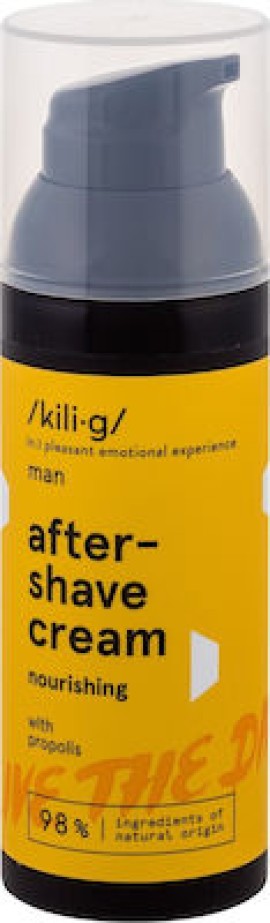 KILIG Man Aftershave Cream with Propolis Κρέμα Θρέψης για μετά το ξύρισμα 50ml