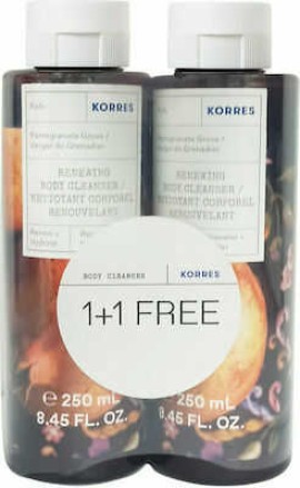 Korres Αφρόλουτρο Ρόδι 250ml 1+1 Δώρο