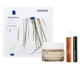 Korres Promo White Pine Κρέμα Ημέρας για Ώριμες Επιδερμίδες 40ml & Volcanic Minerals Μάσκαρα 4ml & C