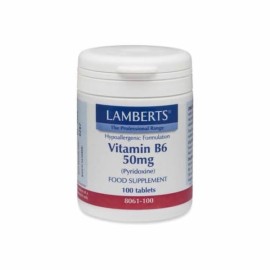 Lamberts Vitamin B6 50mg (Pyridoxine) , 100 tabs
