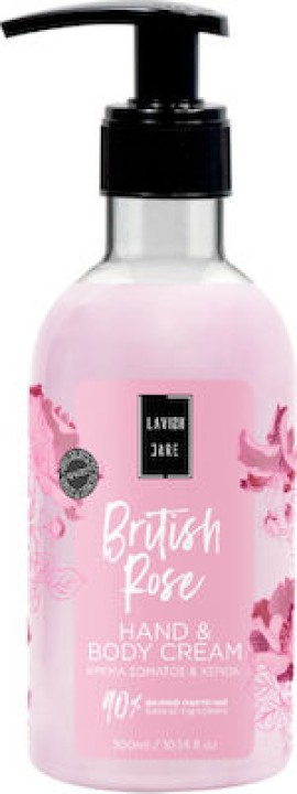Lavish Care British Rose Hand & Body Cream 300ml