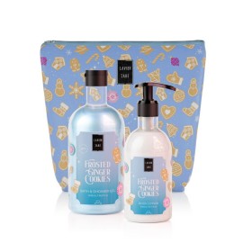 Lavish Care Promo Xmas Special Bag Frosted Ginger Cookies Shower Gel 500ml & Body Cream 300ml 