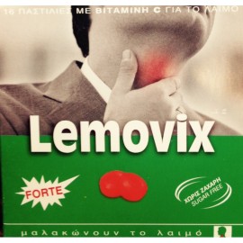Lemovix Forte Παστίλιες με Βιταμίνη C για το Λαιμό 16τμχ