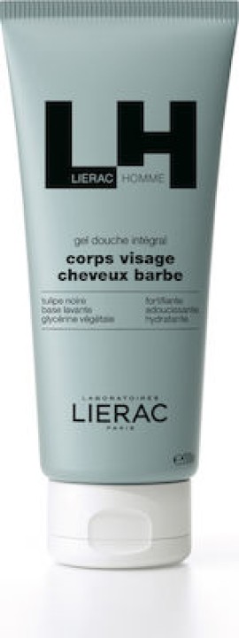 Lierac Homme Shower Gel Για Σώμα Πρόσωπο Μαλλιά και Γένια 200ml
