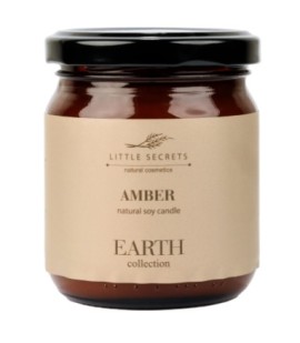Little Secrets Amber Natural Soy Candle 210ml