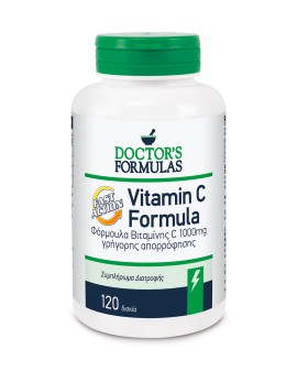 Doctors Formulas Vit.C 1000mg - Φόρμουλα Βιταμίνης C 120 δισκία