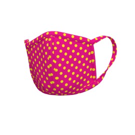 Urban Zac 2.0 Face Mask with Ear Loops Polka Adult 1τμχ