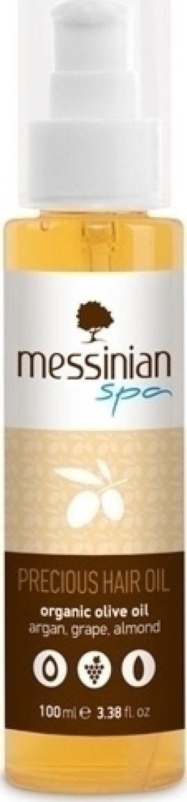 Messinian Spa Precious Hair Oil Πολλαπλών Χρήσεων Πολύτιμο Λάδι Για Μαλλιά 100ml