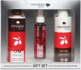 Messinian Spa Promo Pomegranate & Honey Shower Gel 300ml & Body Lotion 300ml & Dry Oil Pomegranate 1