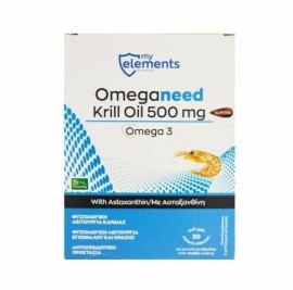 My Elements Krill Omega 3 500mg Softgels 30caps