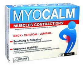 3C Pharma Myocalm Για Μυϊκές Συσπάσεις , 30 Tablets