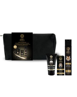 Natura Siberica Men Face & Body Set (Τζελ Καθαρισμού, Κρέμα Ματιών, Σαμπουάν-Αφρόλουτρο)