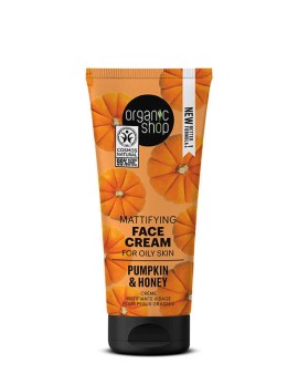 Natura Siberica Organic Shop Mattifying Face Cream for Oily Skin Pumpkin & Honey, 50ml