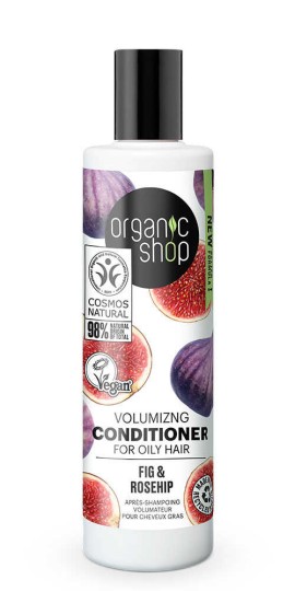 Natura Siberica Organic Shop Volumizing Conditioner for Oily Hair Fig & Rosehip, 280ml