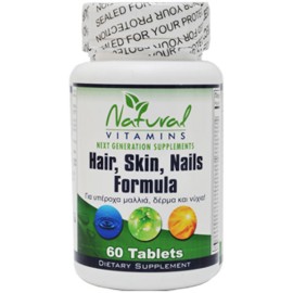 Natural Vitamins Hair, Nail & Skin Complex, 60 Caps