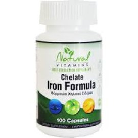 Natural Vitamins Iron Formula, 100 caps