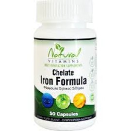 Natural Vitamins Iron Formula, 50 caps
