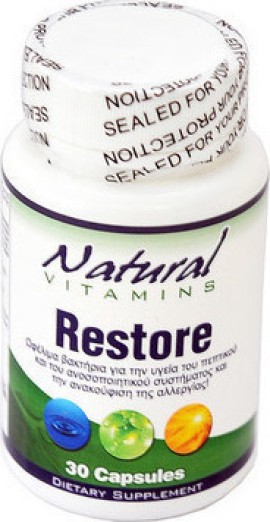 Natural Vitamins Restore, 30 Κάψουλες