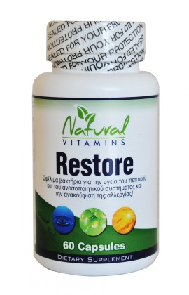 Natural Vitamins Restore, 60 Caps