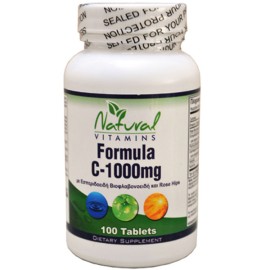 Natural Vitamins Formula Βιταμίνης C-1000mg, 100 Ταμπλέτες