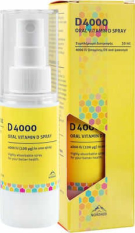 Nordaid D 4000iu Oral Vitamin Spray 30ml