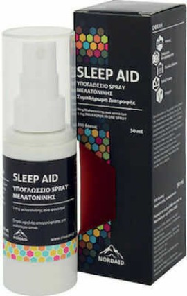 Nordaid Sleep Aid Υπογλώσσιο Spray Μελατονίνης 30ml