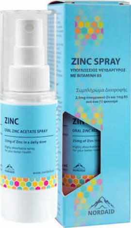 Nordaid Zinc Spray Υπογλώσσιος Ψευδάγυρος 30ml