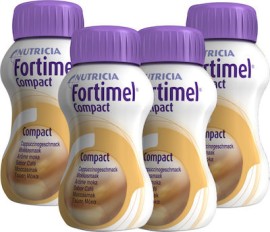 Nutricia Fortimel Compact Πρωτεϊνούχο Συμπλήρωμα Διατροφής Με Γεύση Μόκα, 4x125ml