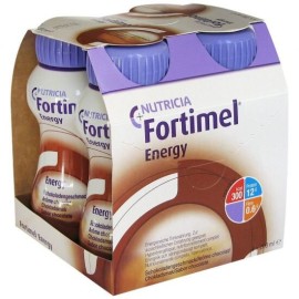 Nutricia Fortimel Energy Σοκολάτα Θρεπτικό & Υψηλής Ενέργειας Συμπλήρωμα Διατροφής, 4 x 200 ml
